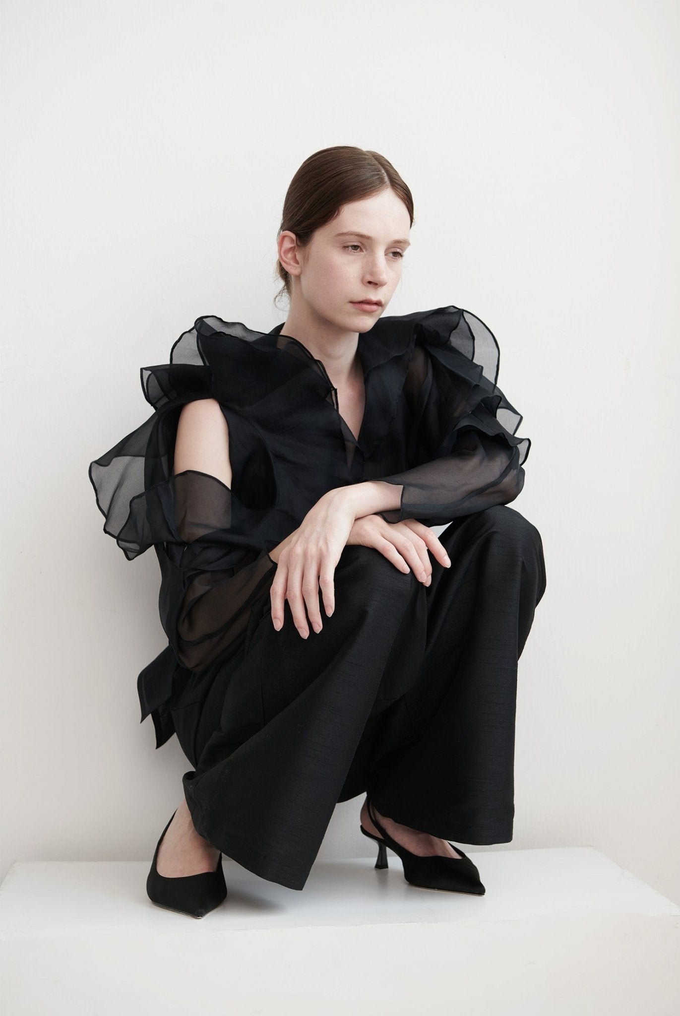 Alexandria Silk Organza Blouse - ByVarga