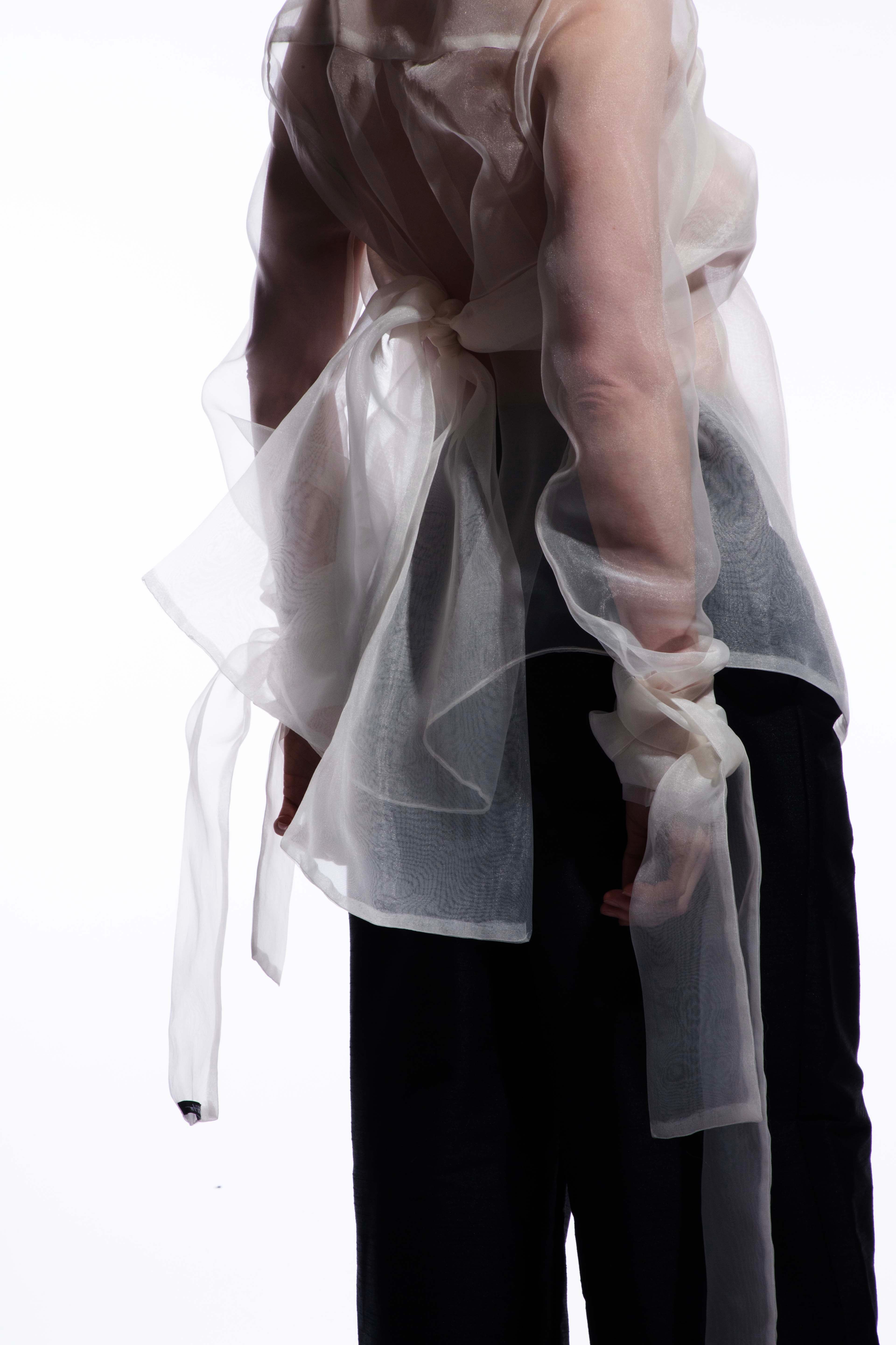 Fatima Organza Wrap Shirt - ByVarga