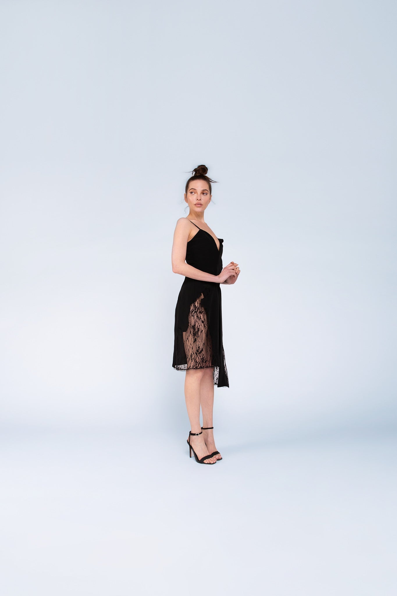 Jasmine Dress - Exclusive Black French Lace - ByVarga