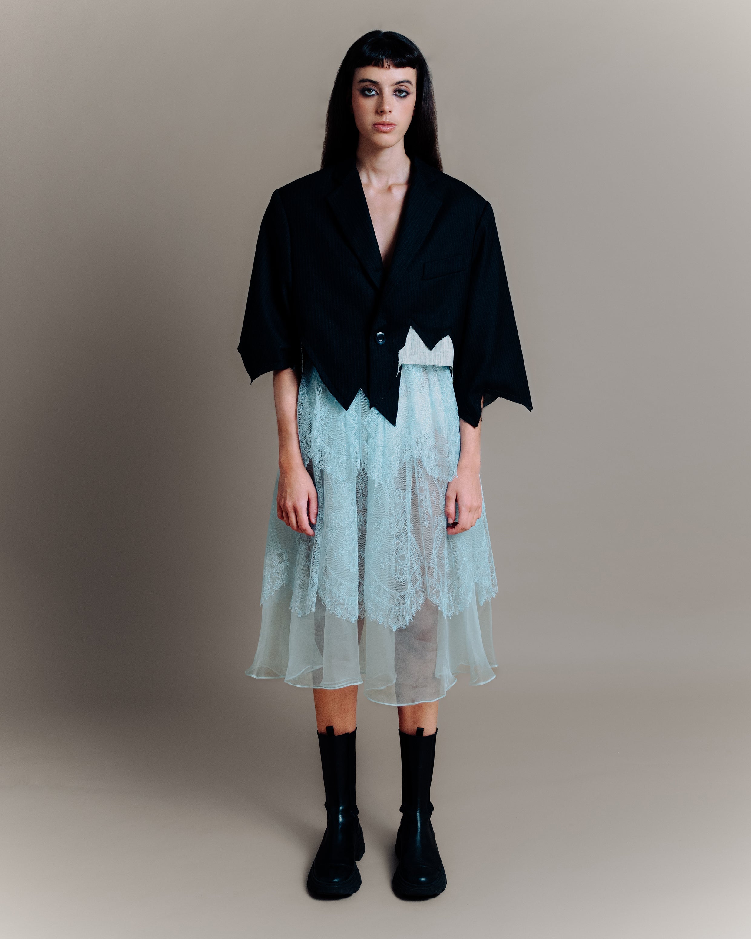 Jo Cropped Suit Jacket - ByVarga