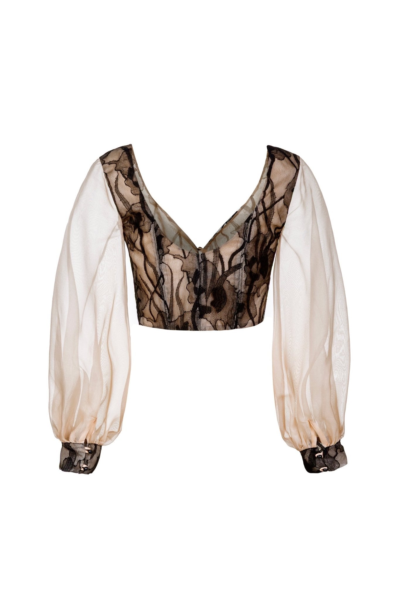 Leana Silk Organza Blouse - ByVarga