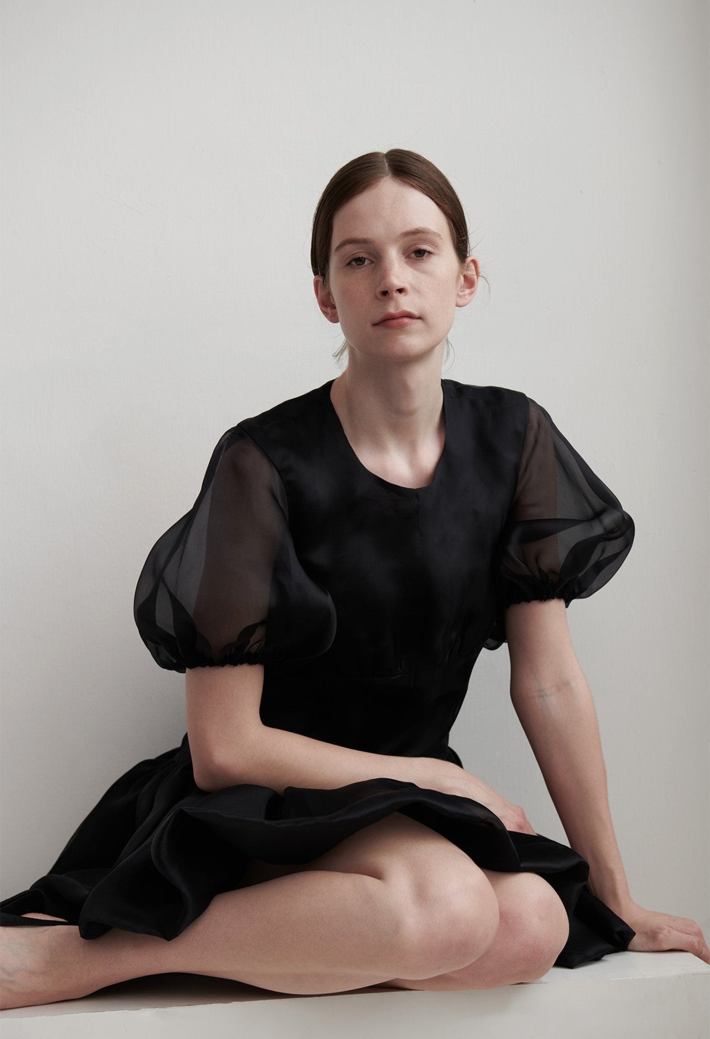Macey Silk Organza Puff Dress - ByVarga