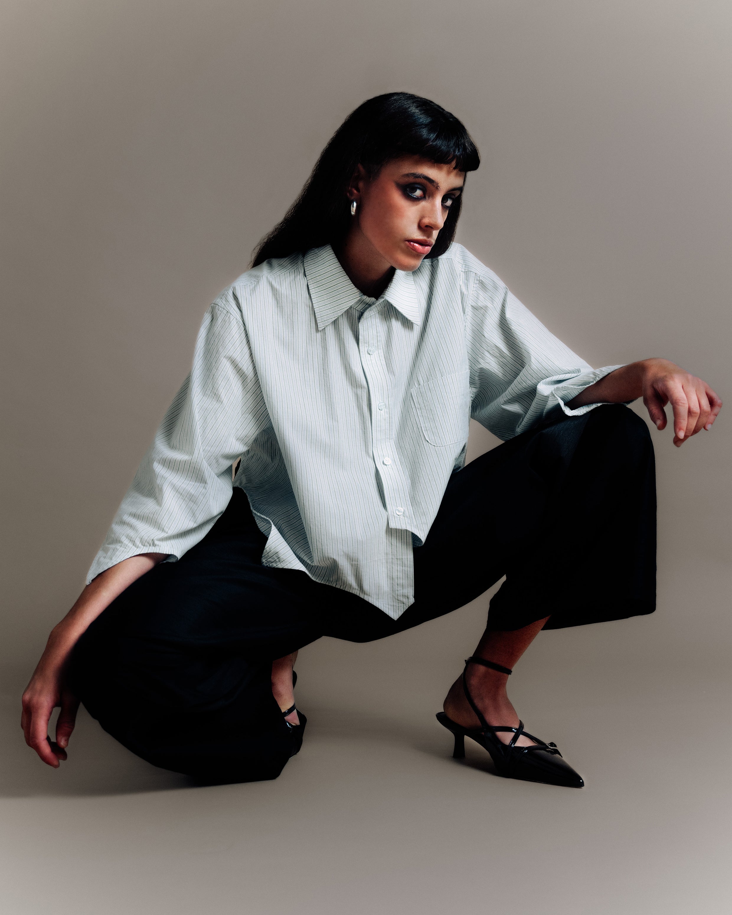 Stephanie Cropped Shirt - ByVarga