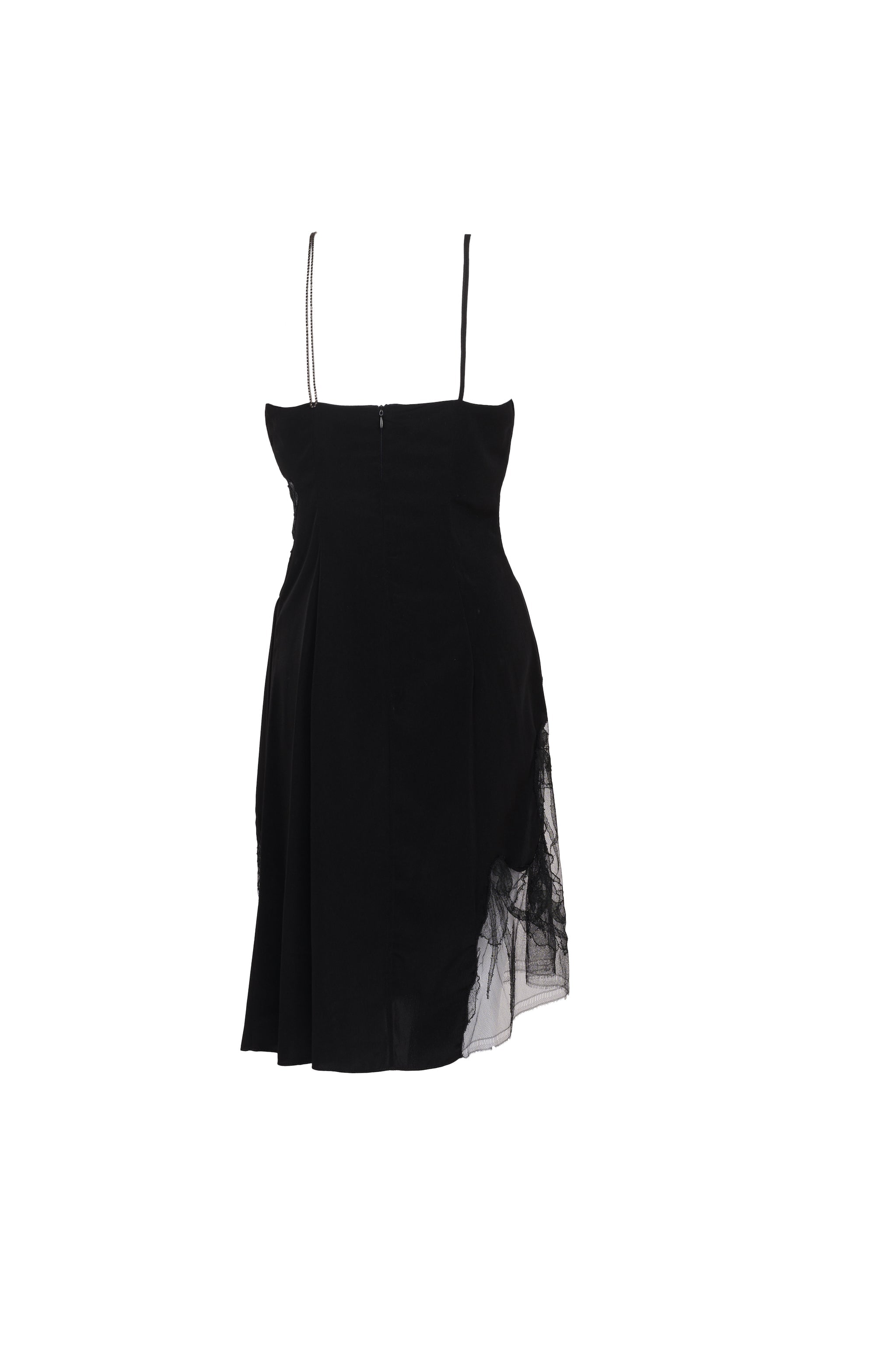 Jasmine Dress - Asymmetric French Lace Dress - ByVarga