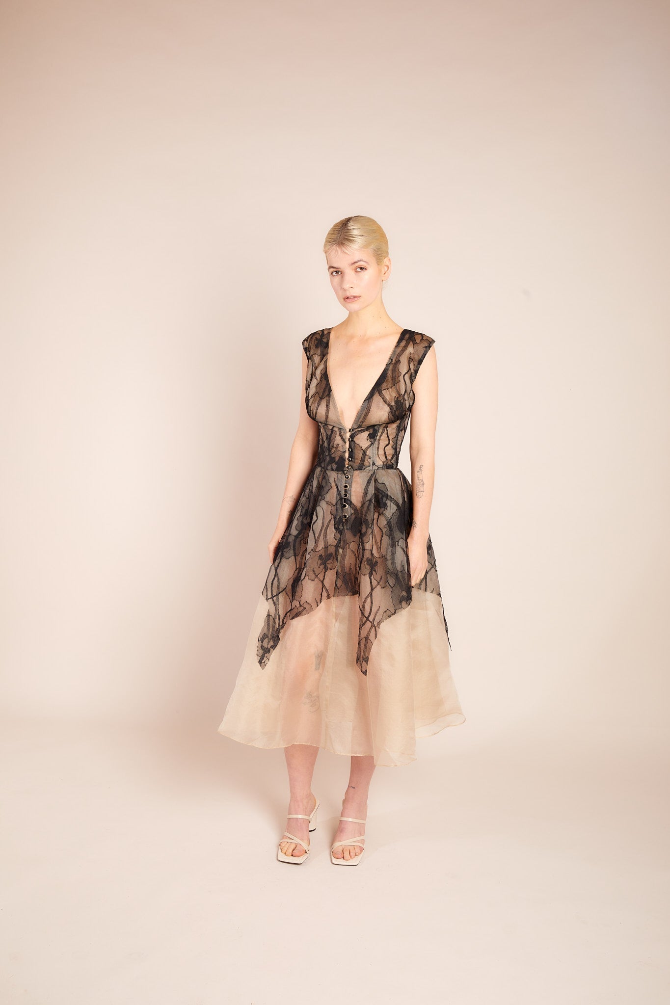 Lea Silk Organza Dress - ByVarga