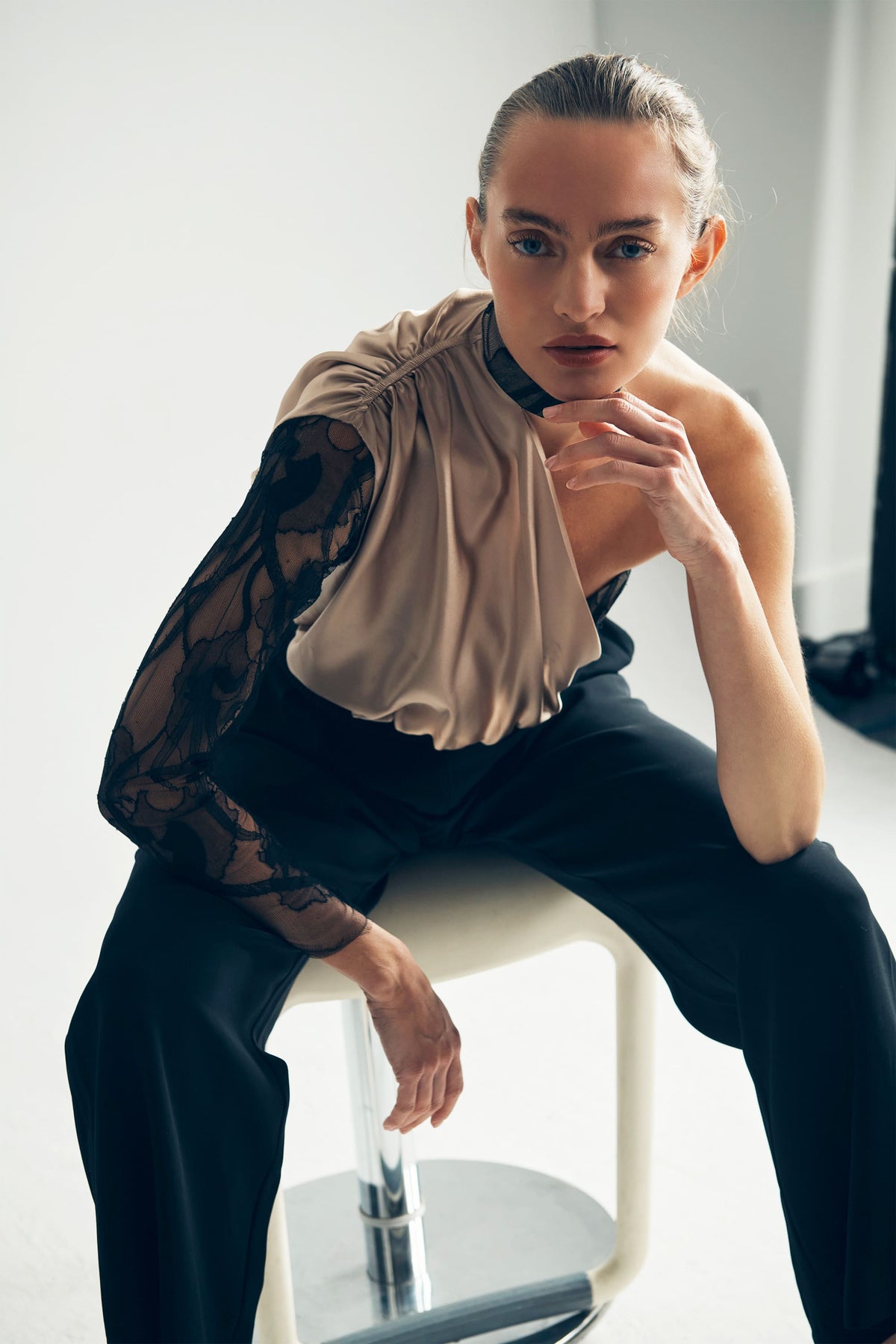Carolina Silk Top Closeup 