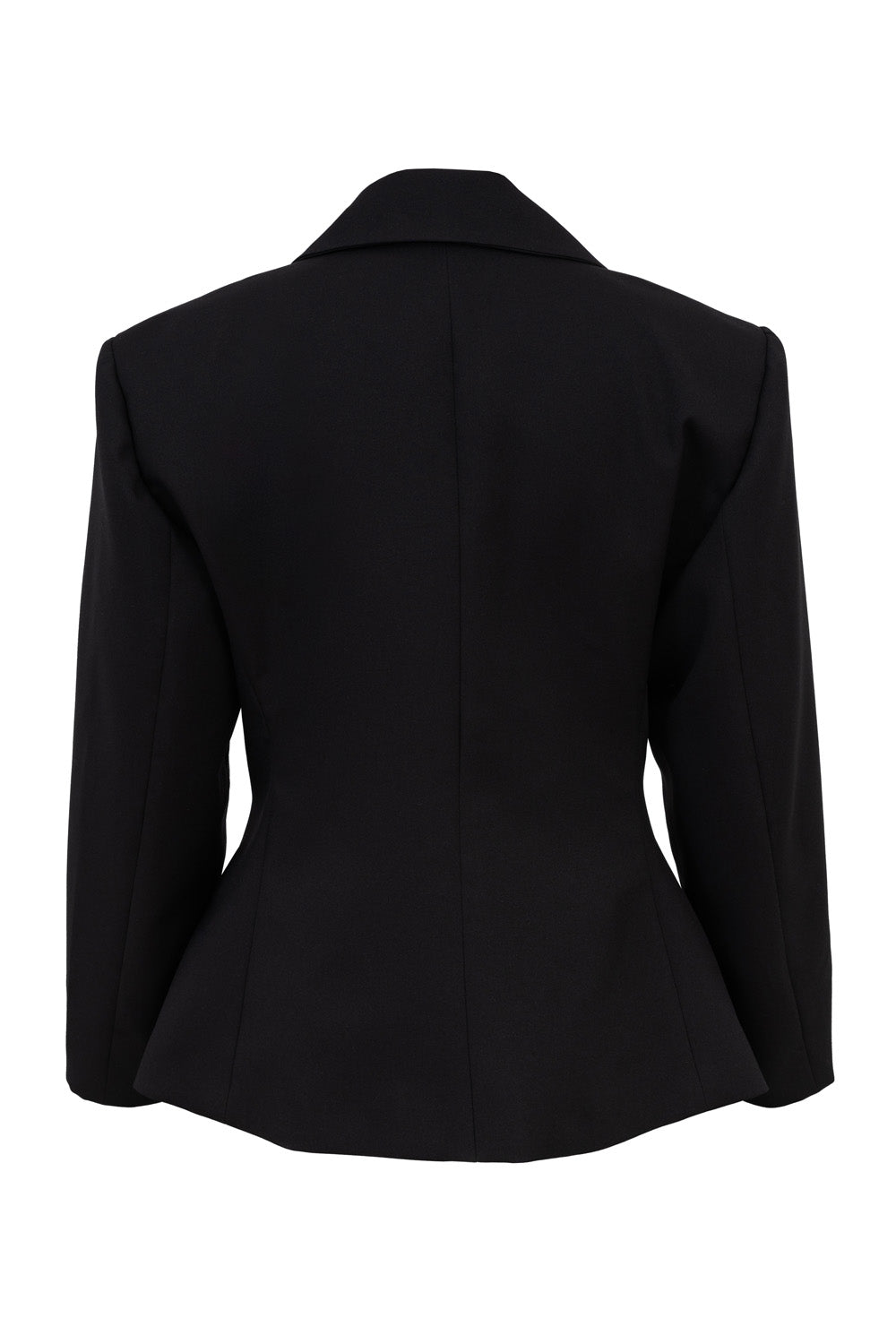 Black blazer on a white background