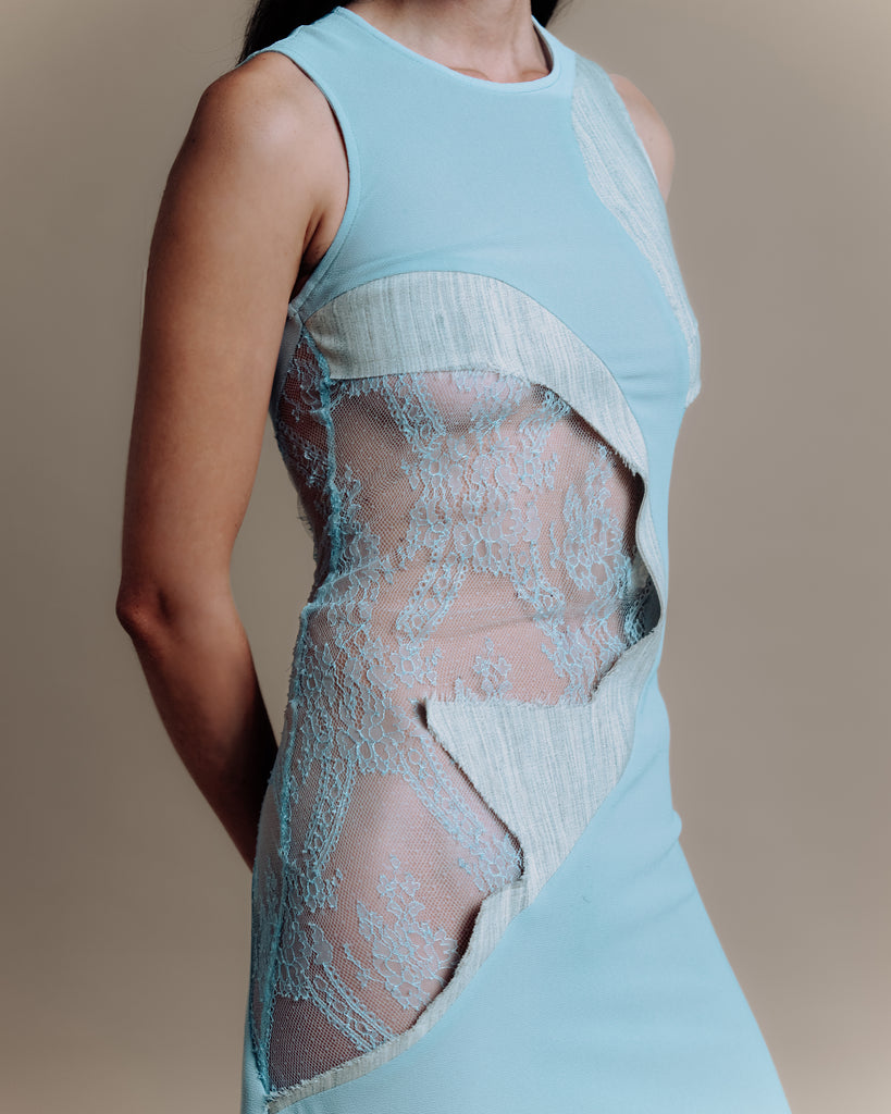 Detail Shot - Lace: Close-up of intricate lace details on the Priss Dress - quality craftsmanship