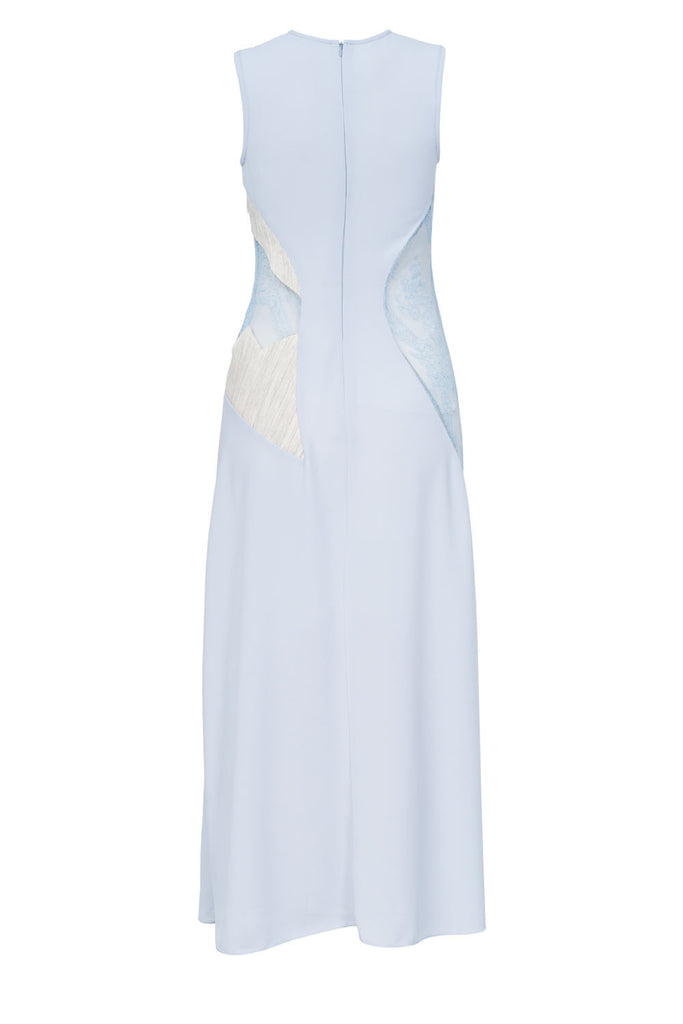 Back view of Priss Dress showing elegant silhouette and detailed craftsmanship
