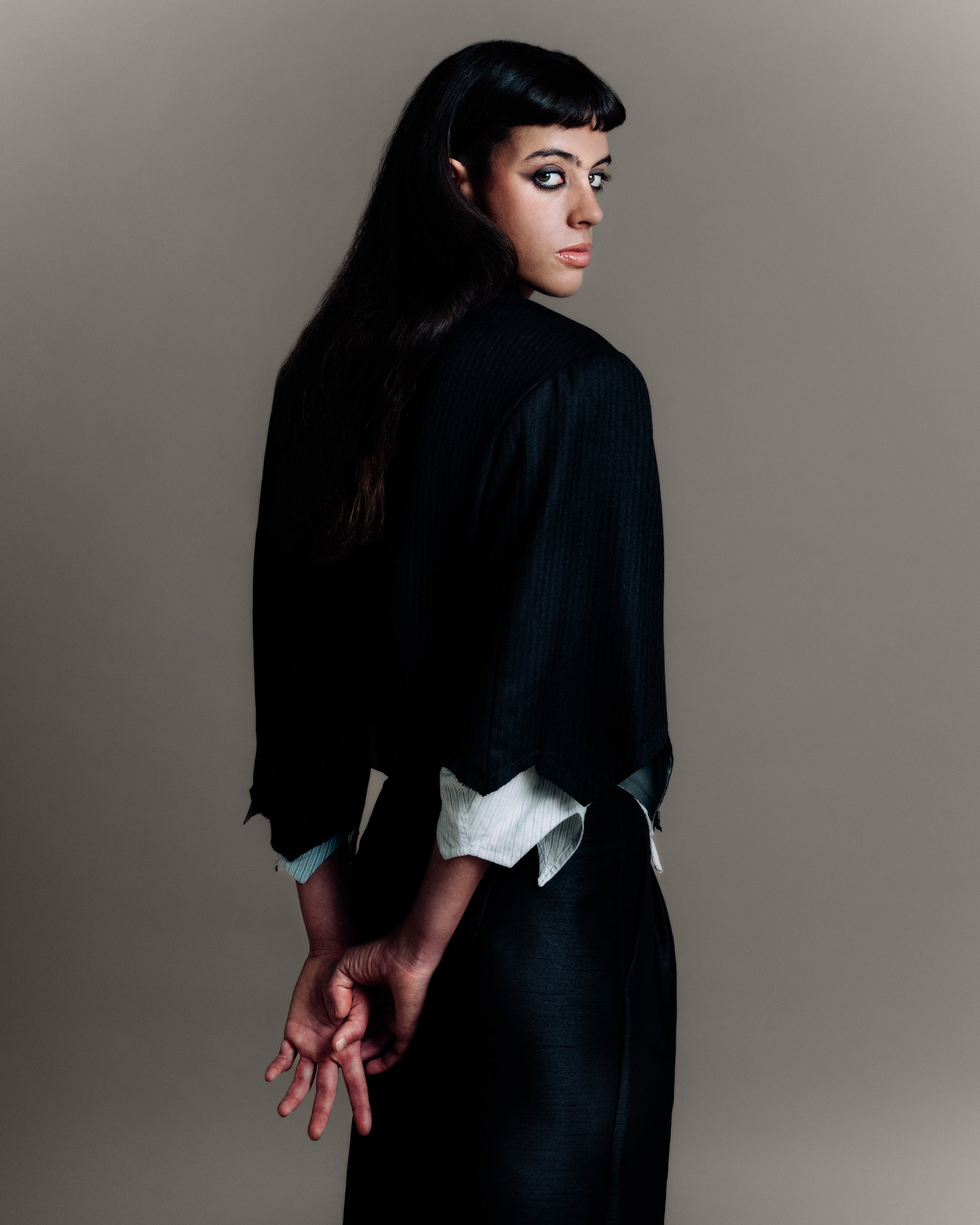Jo Cropped Suit Jacket