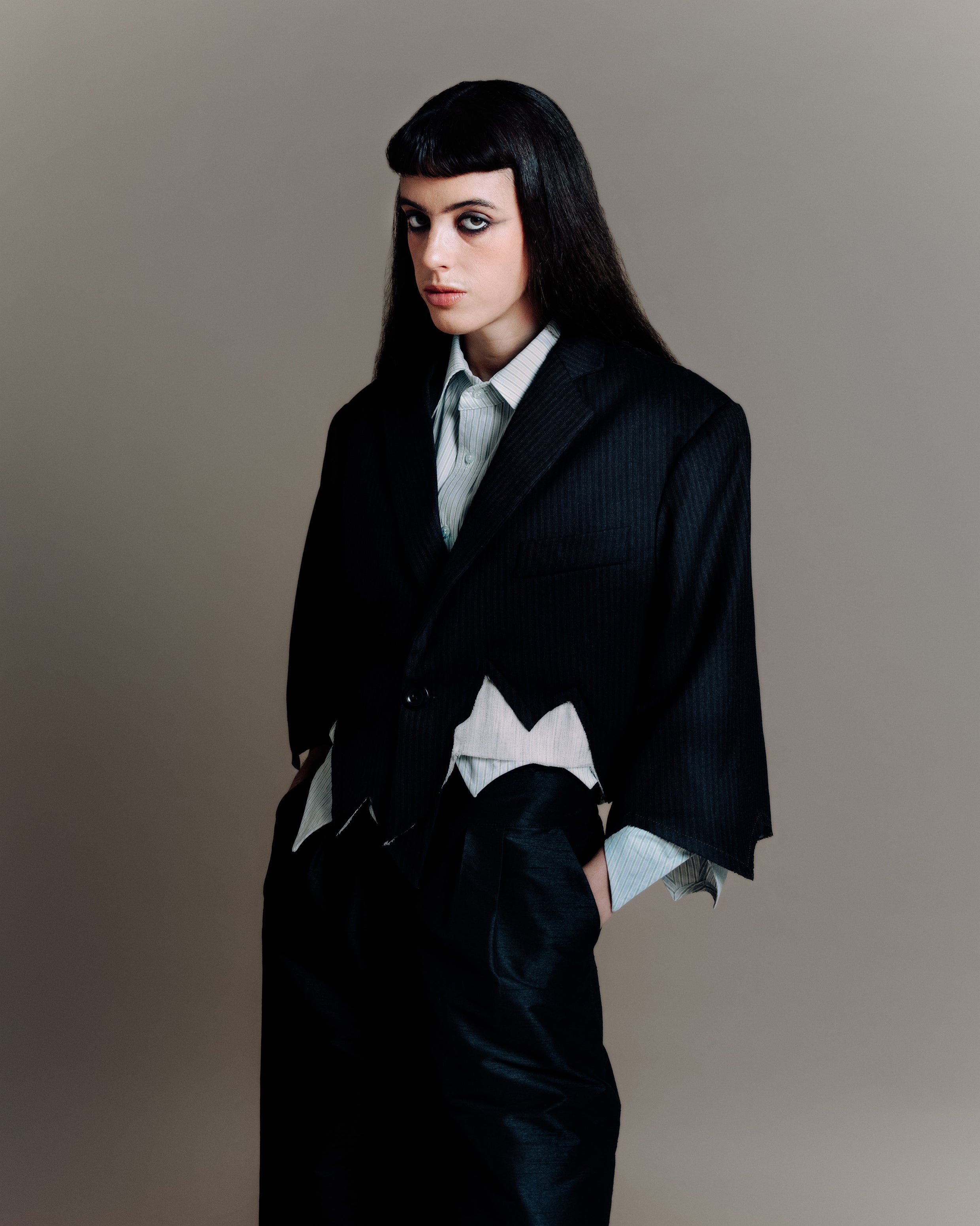 Jo Cropped Suit Jacket