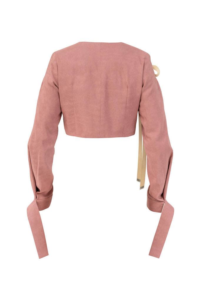 Zara Cropped Jacket Back view