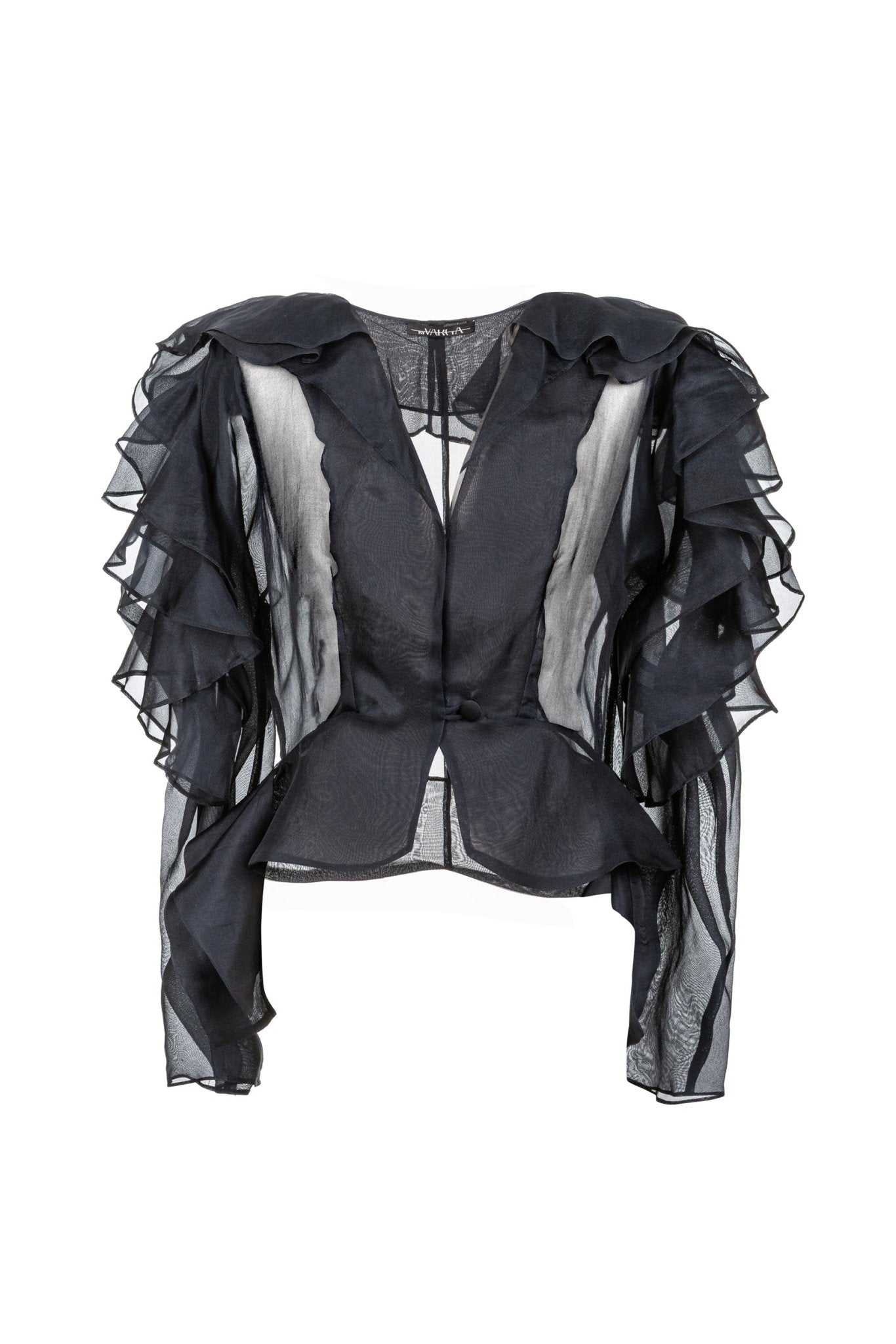 Alexandria Silk Blouse Front view - ByVarga