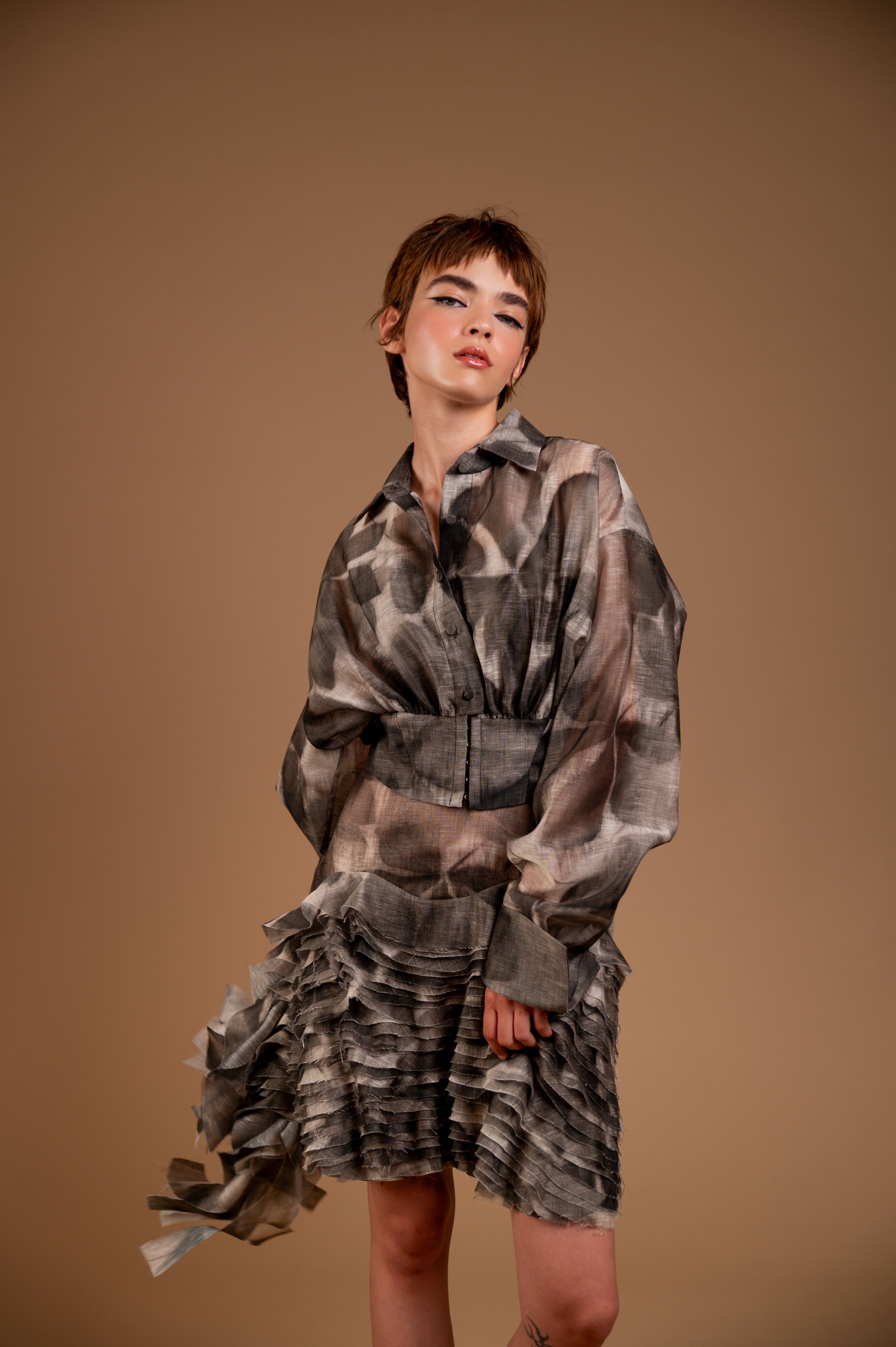 Amira Ruffle Dress - ByVarga