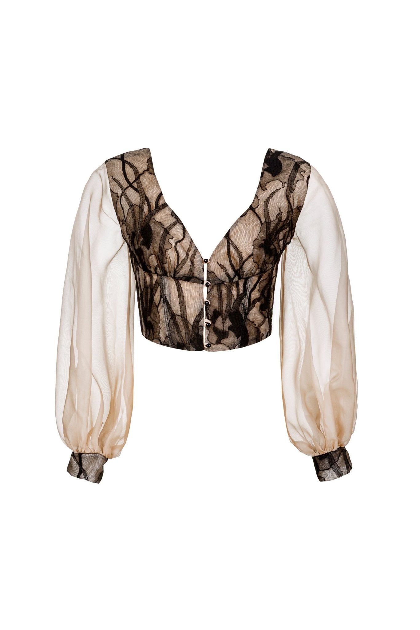 Leana Silk Organza Blouse - ByVarga