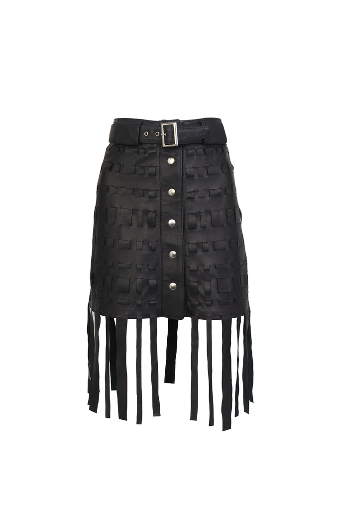 Joyce Leather Skirt